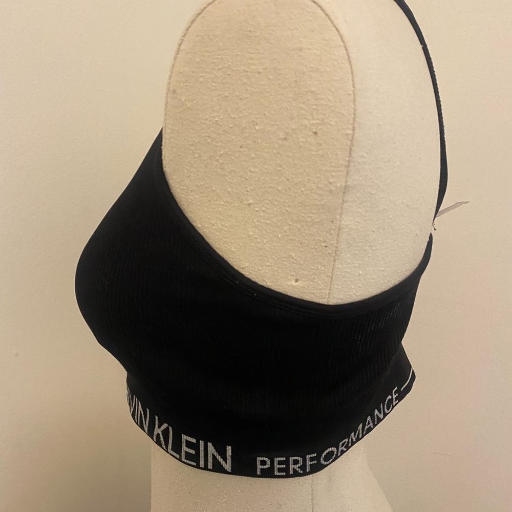 Calvin Klein Black Double Strap Bralette - Picture 3 of 4